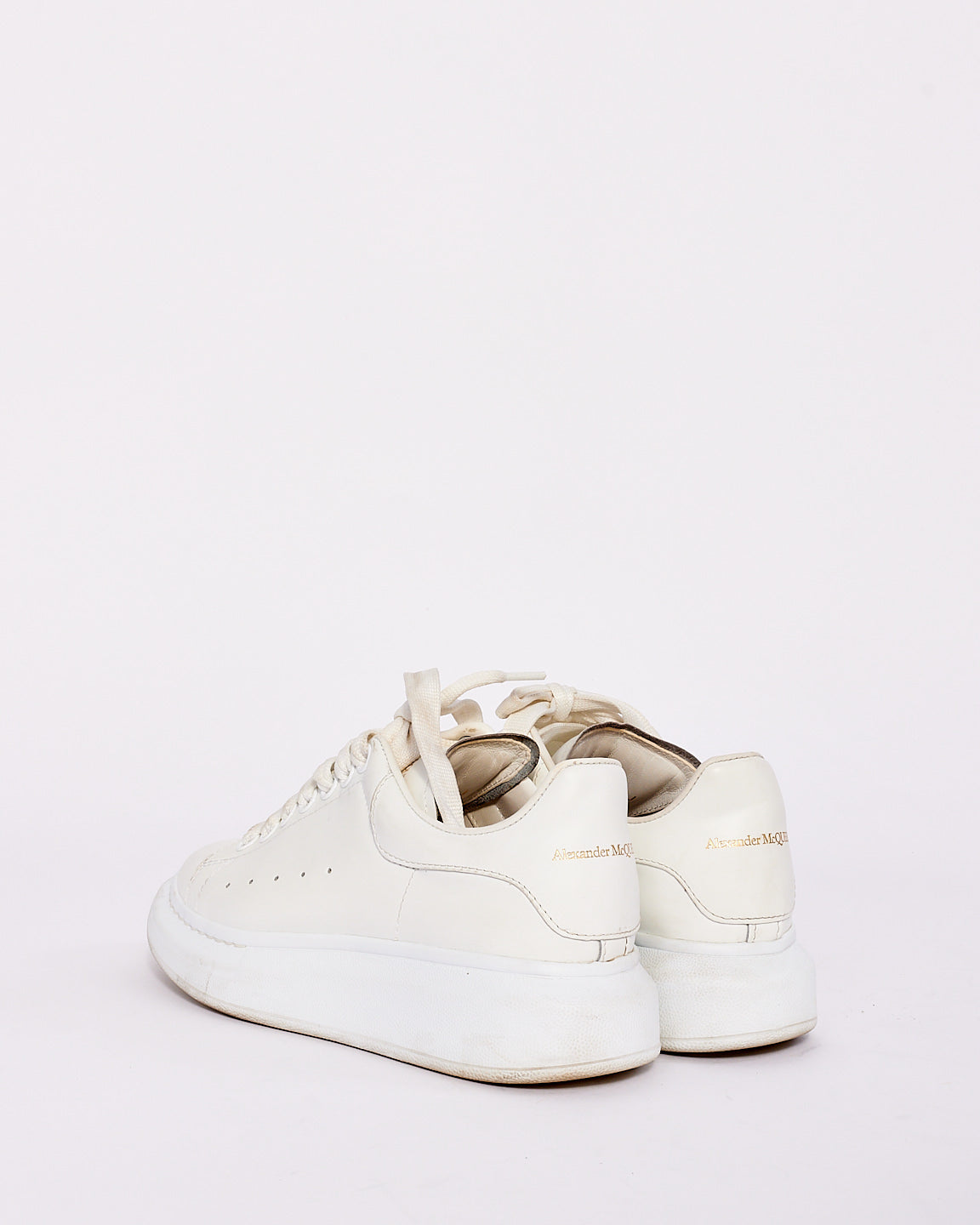 Alexander McQueen White Leather Oversized Sneaker 36.5