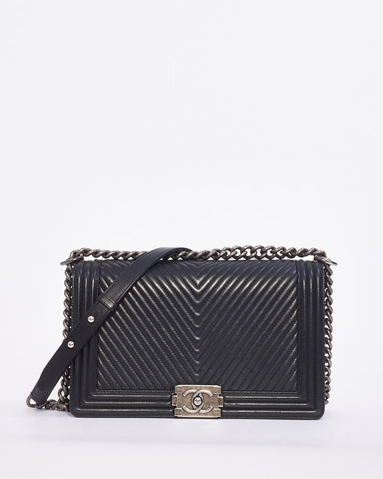 Chanel Large Boy Bag  Burgundy Shoulder Bags Handbags  CHA706188  The  RealReal
