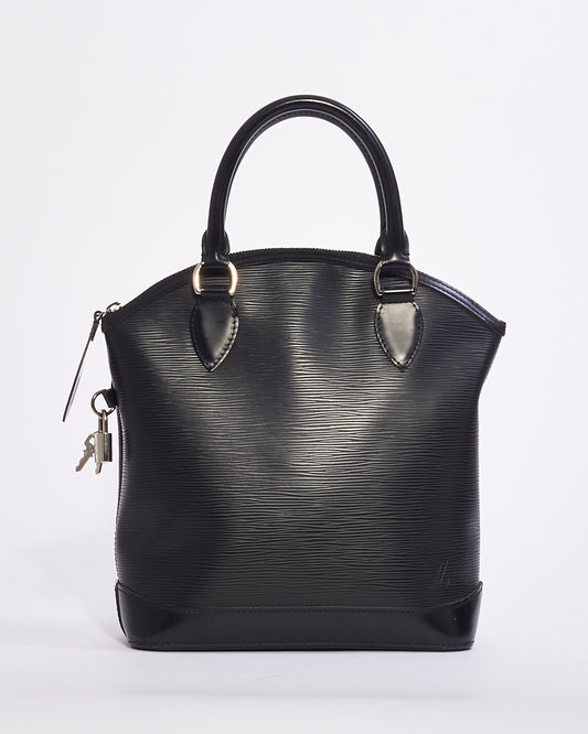 Louis Vuitton Black Epi Leather Lockit Vertical Handbag