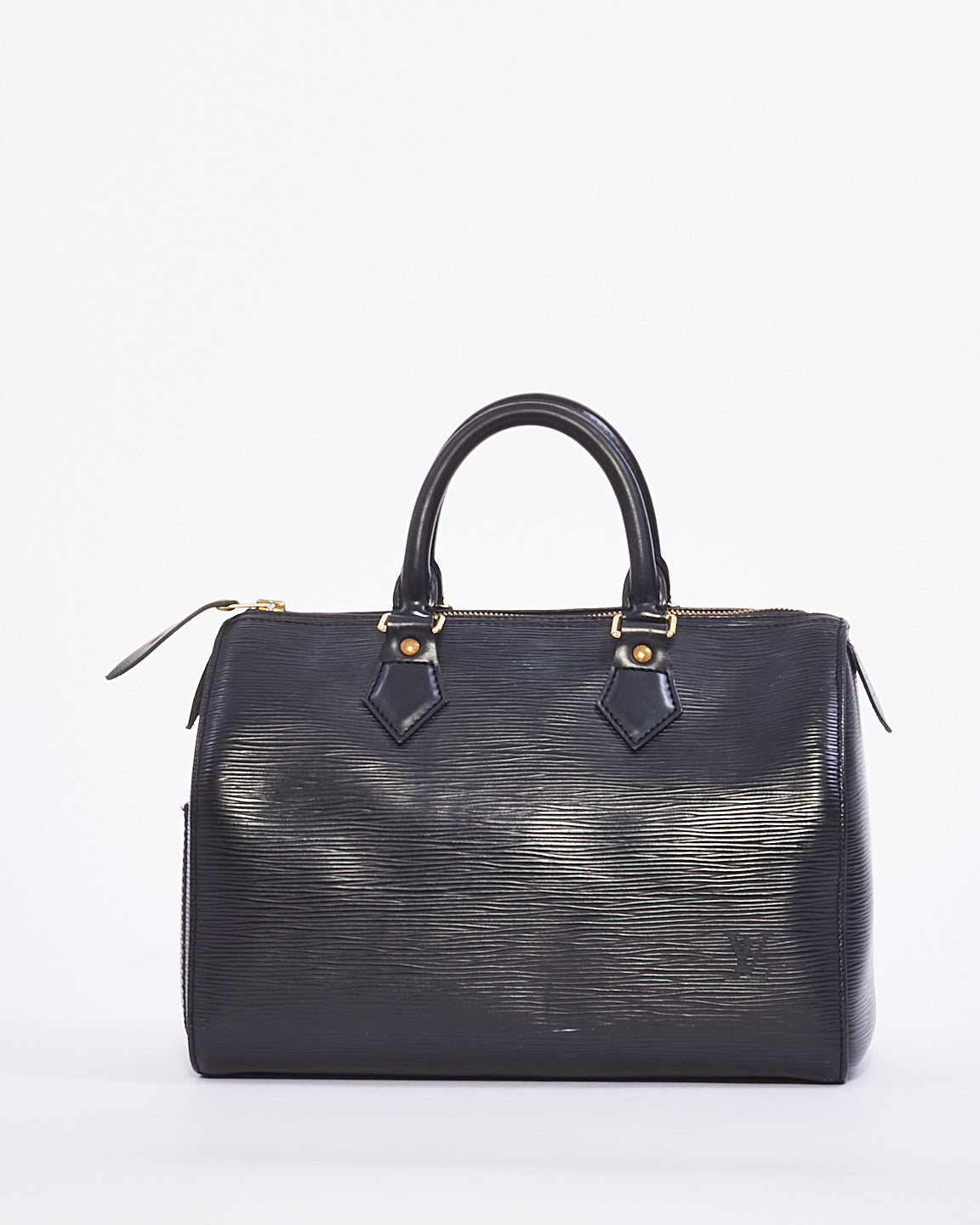 Louis Vuitton Black Epi Leather Speedy 25