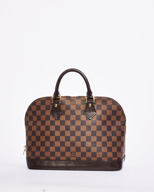 Louis Vuitton Damier Ebene Canvas Alma PM Bag