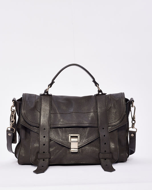 Proenza Schouler Grey Leather PS1 Bag