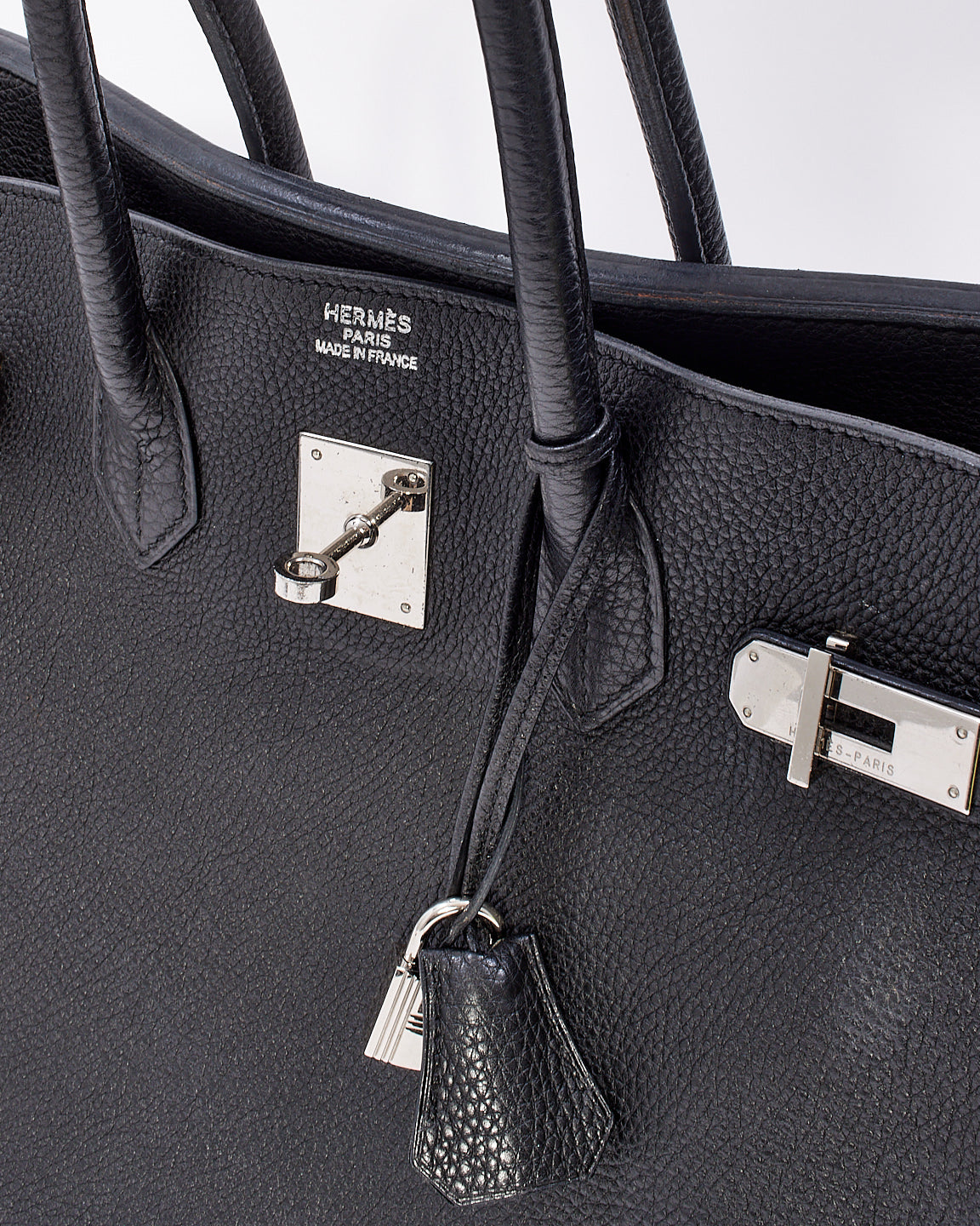 Hermès Birkin 35 en cuir togo noir avec quincaillerie palladium