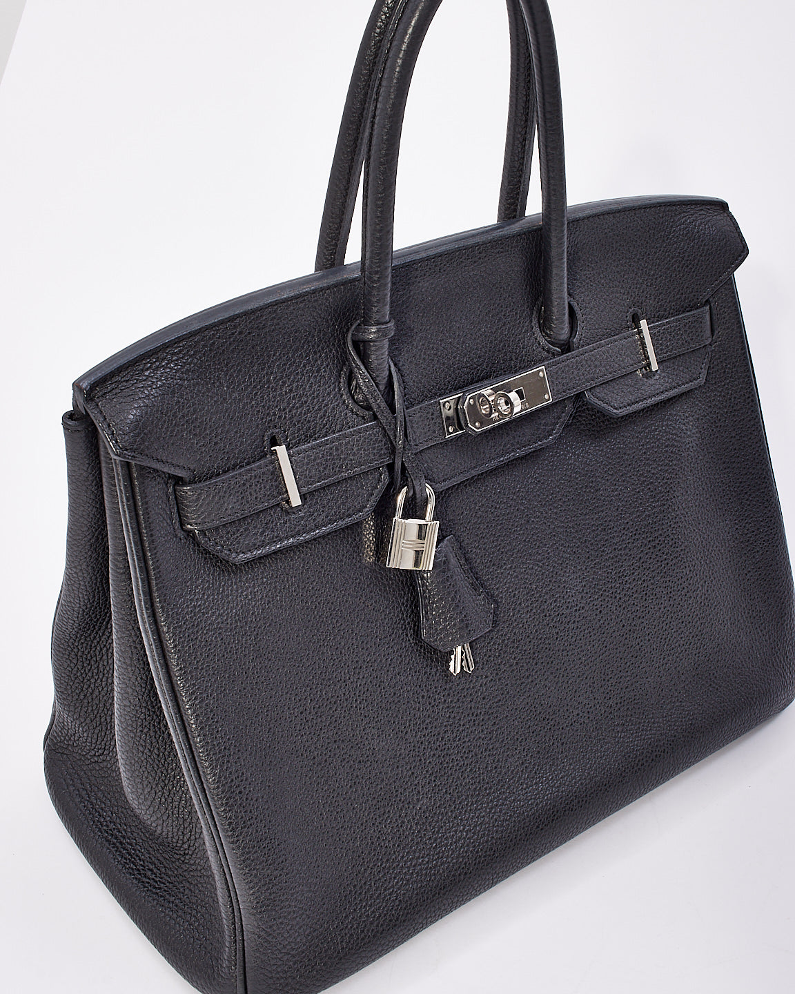 Hermès Birkin 35 en cuir togo noir avec quincaillerie palladium