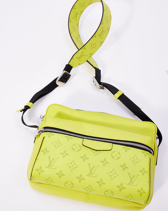 Louis Vuitton Yellow Monogram & Taiga Leather Outdoor Messenger Bag –  RETYCHE