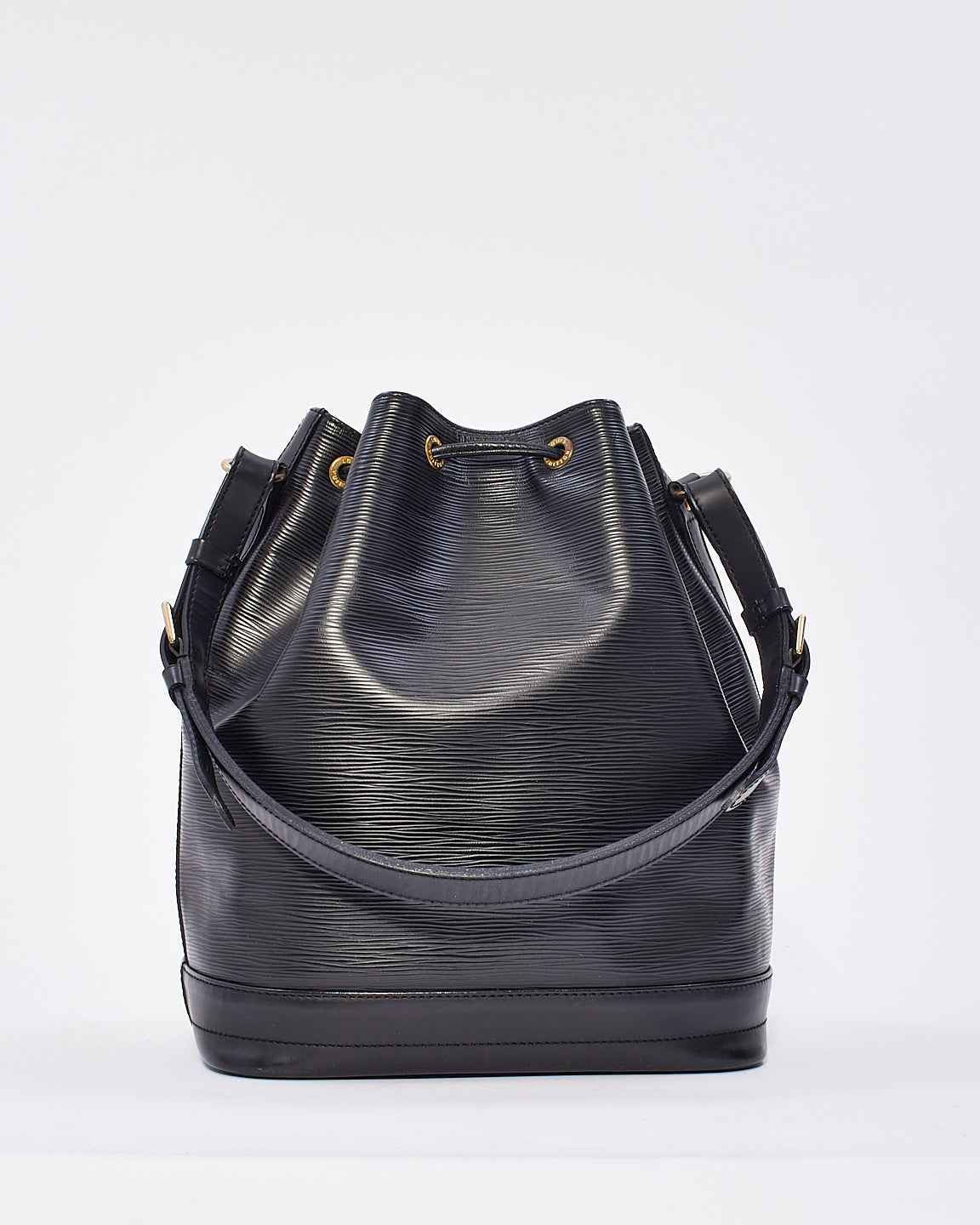 Louis Vuitton Black Epi Leather Noe Bucket Bag