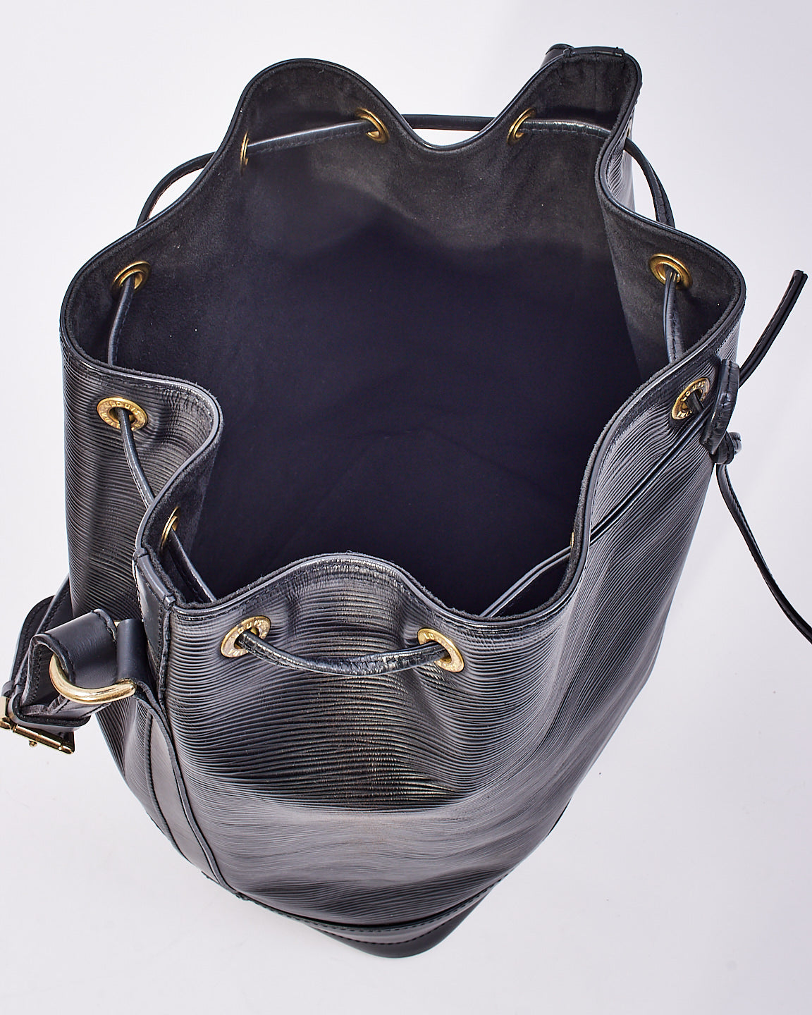 Louis Vuitton Black Epi Leather Noe Bucket Bag