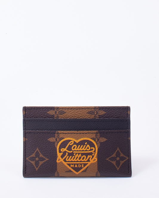 Louis Vuitton Reverse Monogram Canvas Nigo Double Card Holder