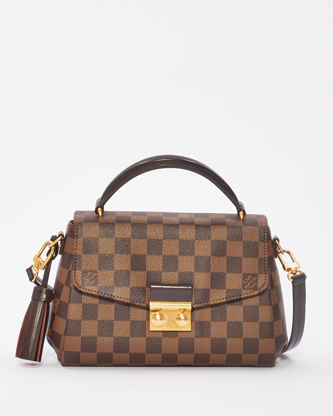 Louis Vuitton Damier Ebene Canvas Croisette Crossbody Bag