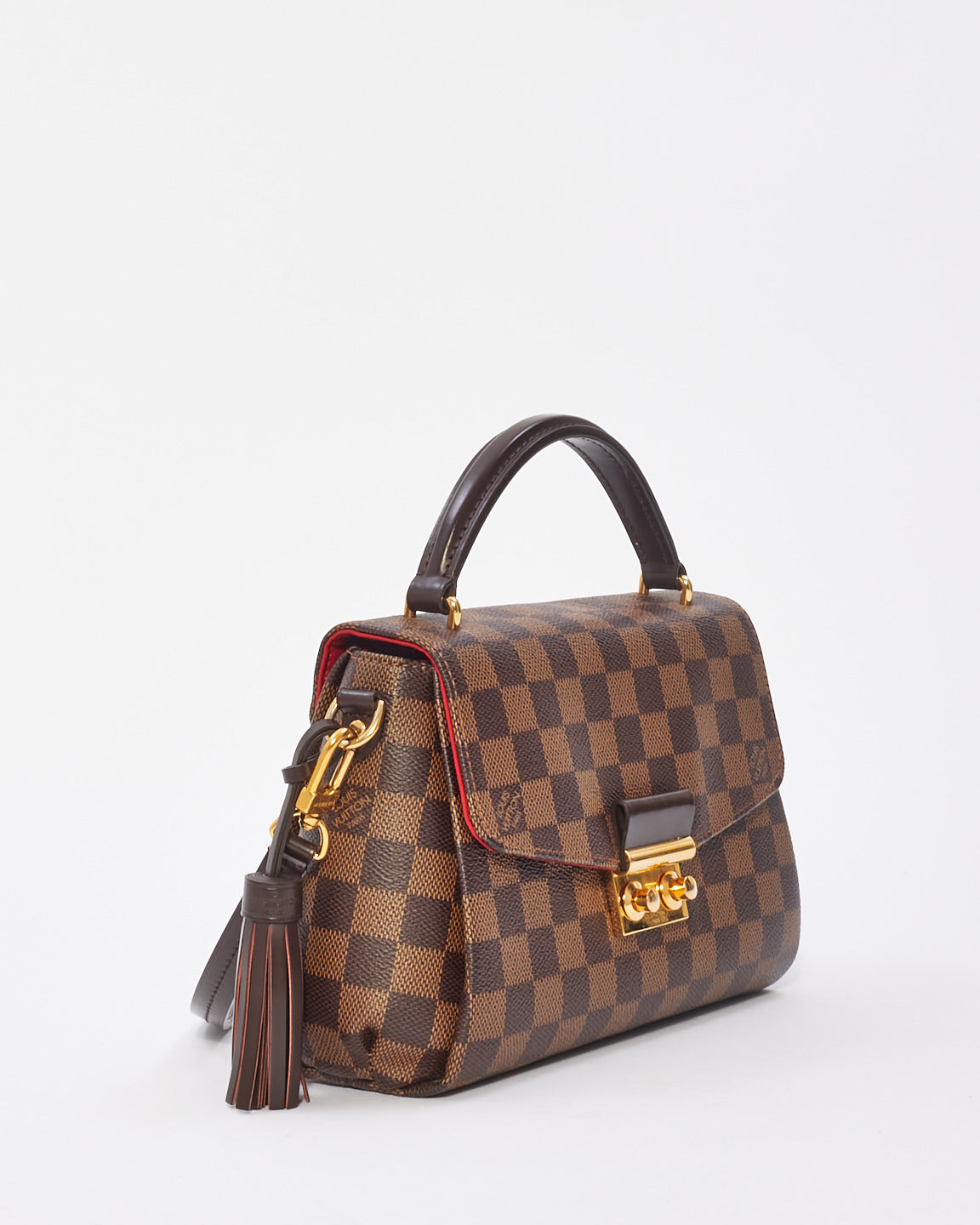 Louis Vuitton Damier Ebene Canvas Croisette Crossbody Bag