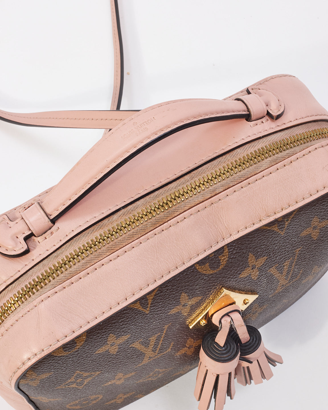 Louis Vuitton Monogram Canvas Rose Poudre Saintonge Crossbody Bag