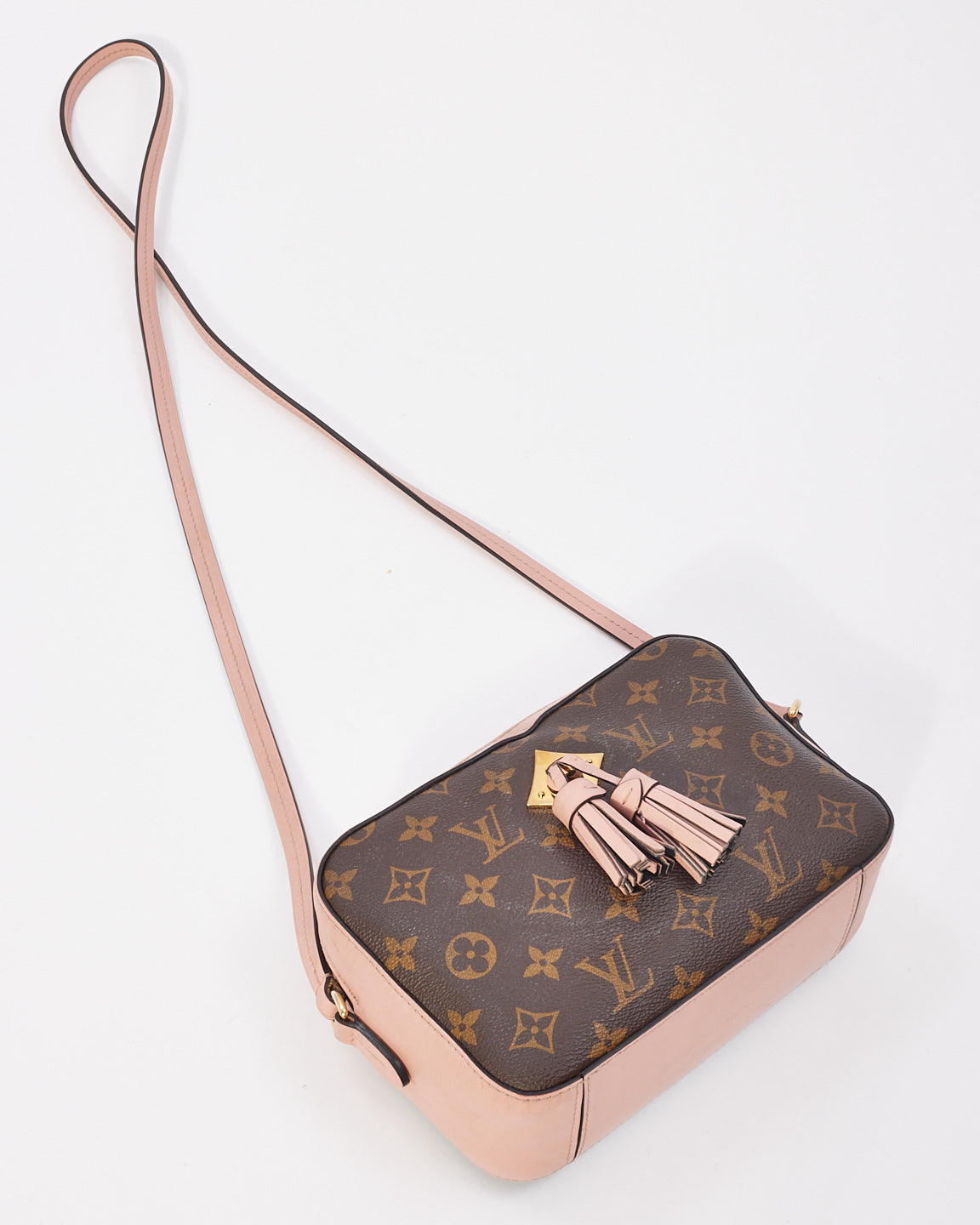 Louis Vuitton Monogram Canvas Rose Poudre Saintonge Crossbody Bag