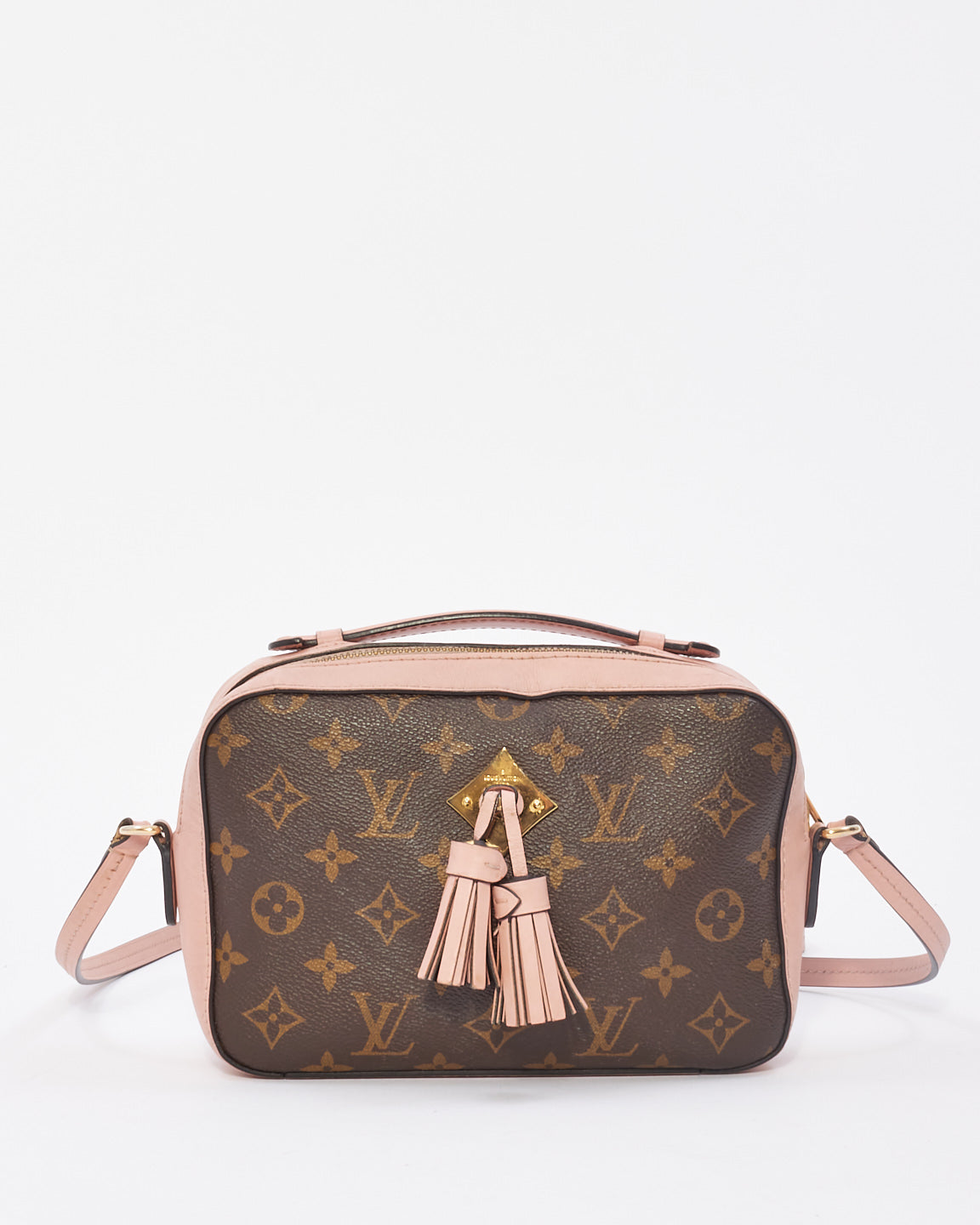 Louis Vuitton Monogram Canvas Rose Poudre Saintonge Crossbody Bag