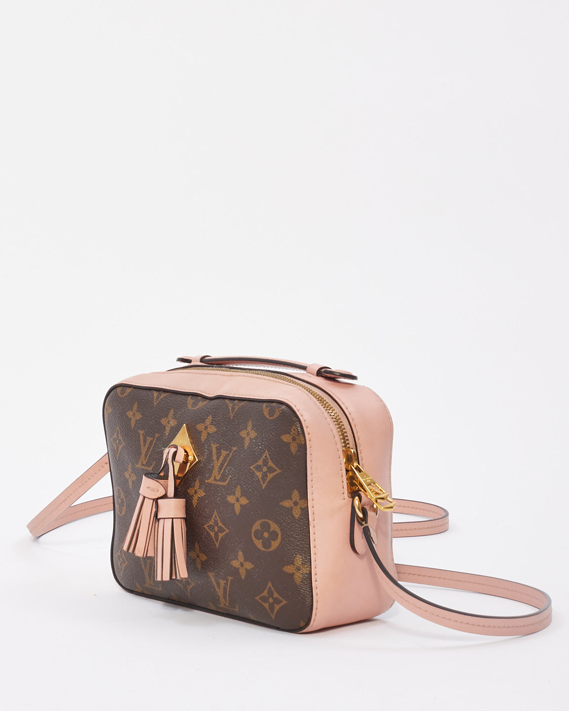 Louis Vuitton Monogram Canvas Rose Poudre Saintonge Crossbody Bag