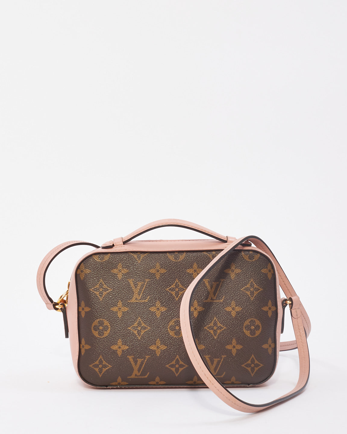 Louis Vuitton Monogram Canvas Rose Poudre Saintonge Crossbody Bag