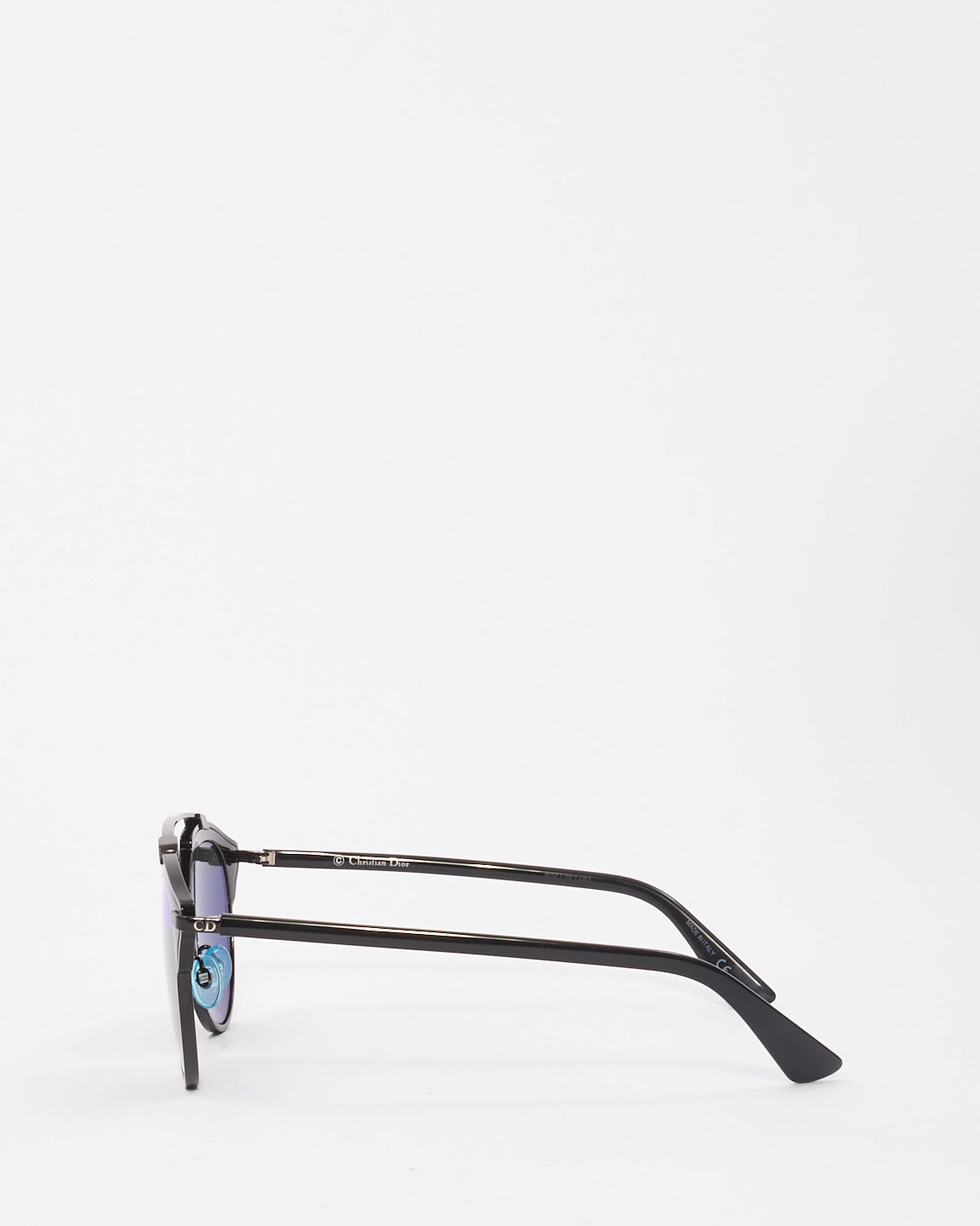 Dior Black & Blue SoReal Aviator Sunglasses