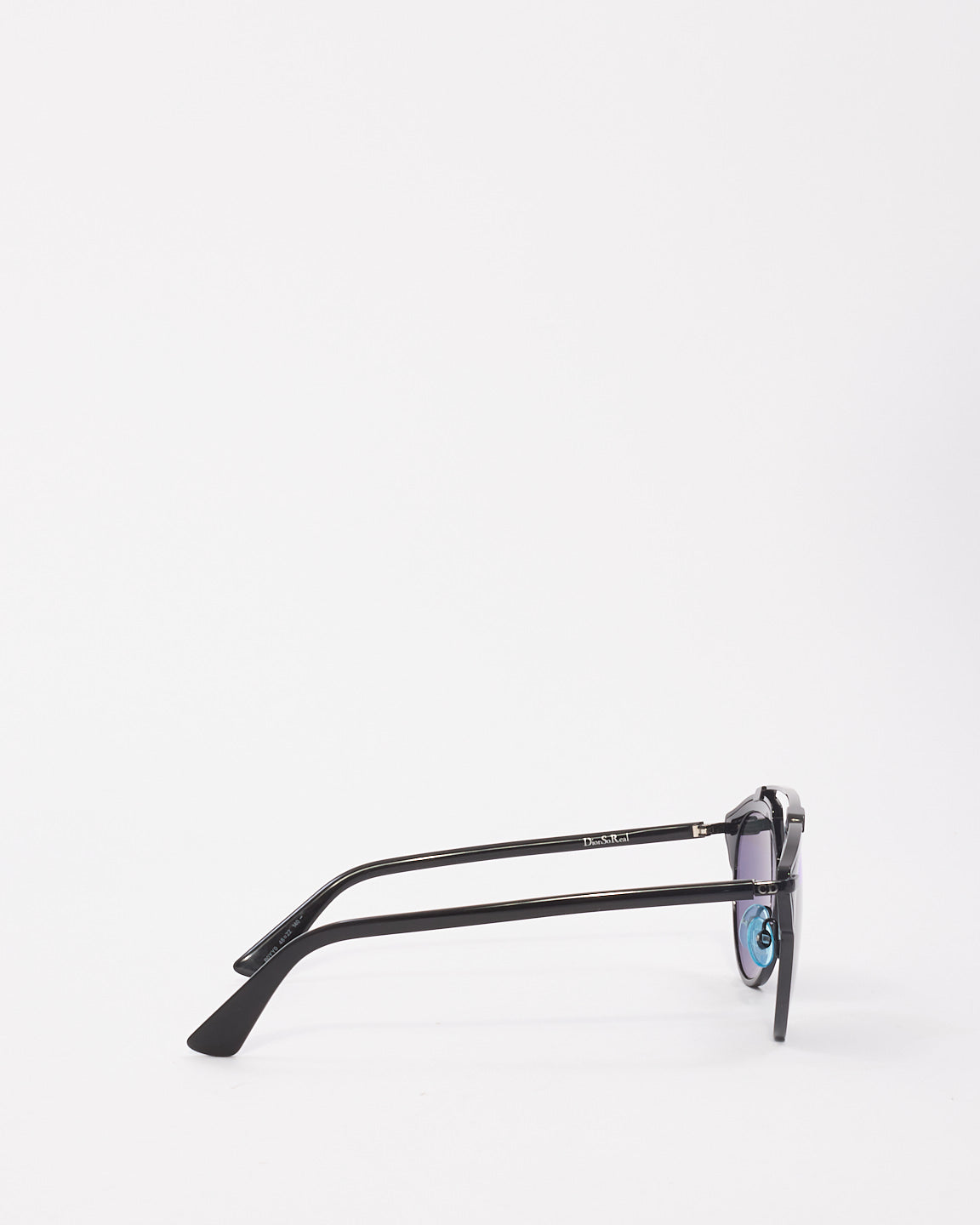 Dior Black & Blue SoReal Aviator Sunglasses