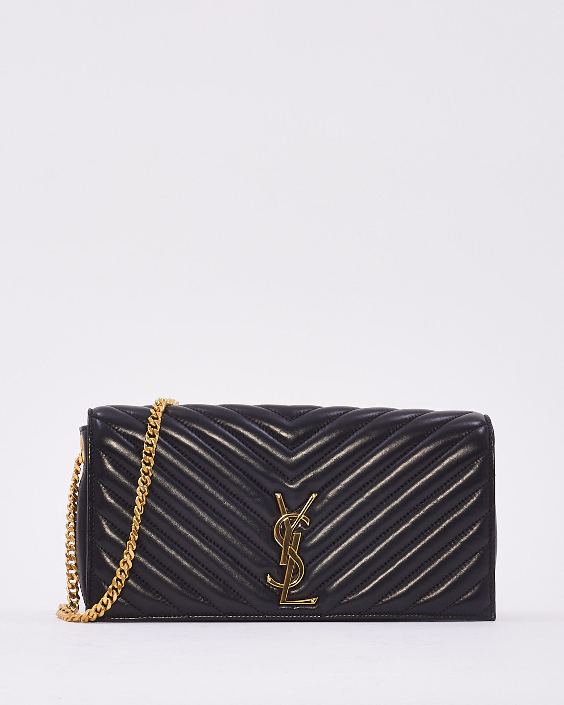 Saint Laurent Black Quilted Leather Kate 99 Quilted Shoulder Bag