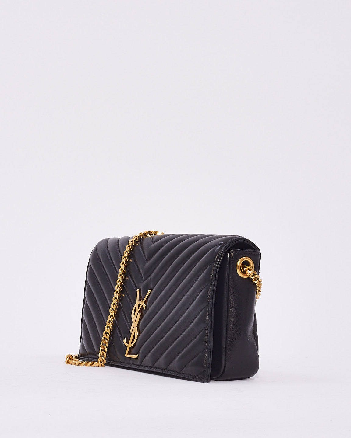 Saint Laurent Black Quilted Leather Kate 99 Quilted Shoulder Bag