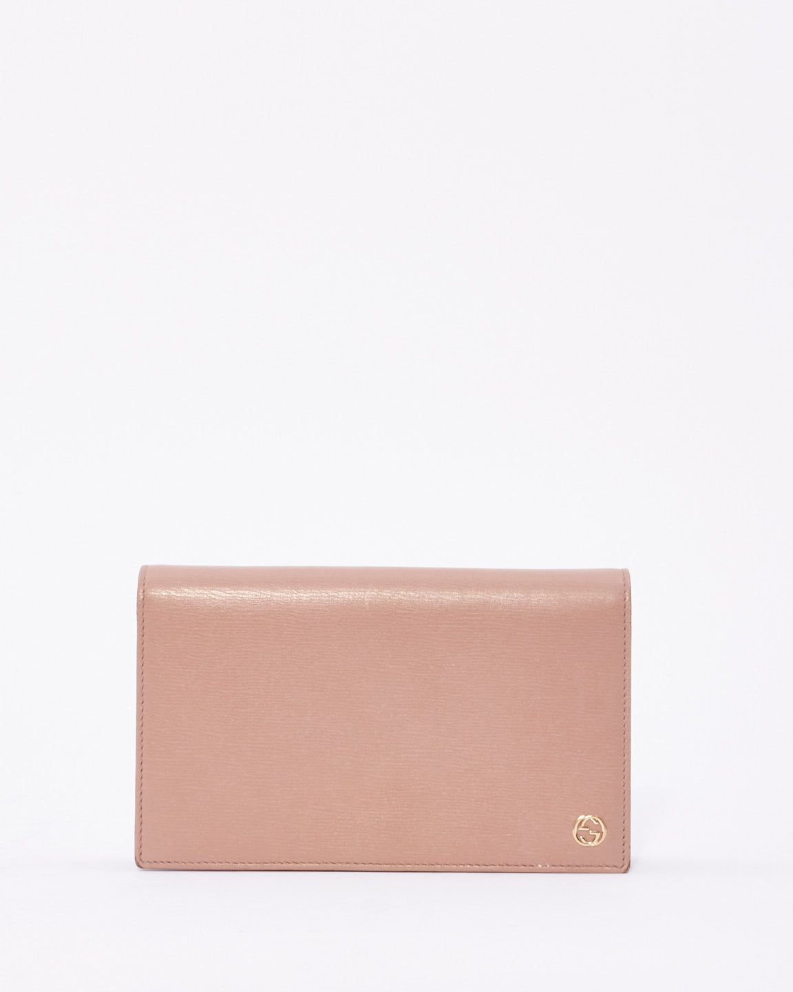 Portefeuille Betty en cuir rose Gucci sur sac à bandoulière chaîne