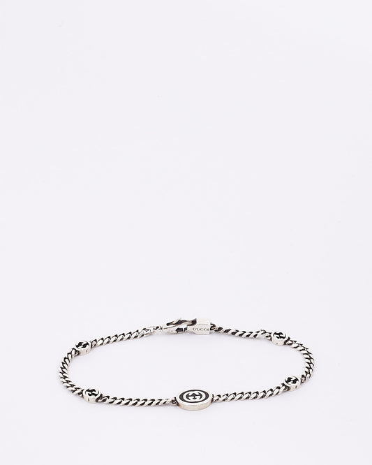 Gucci Silver Interlocking G Bracelet