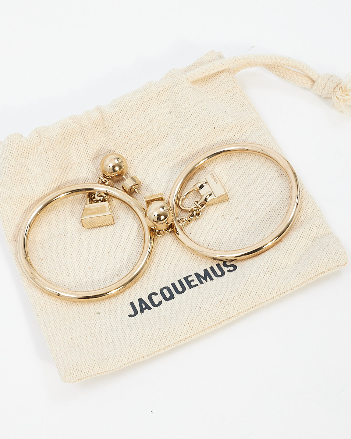 Jacquemus Boucles d'oreilles créoles Le Chiquito en argent