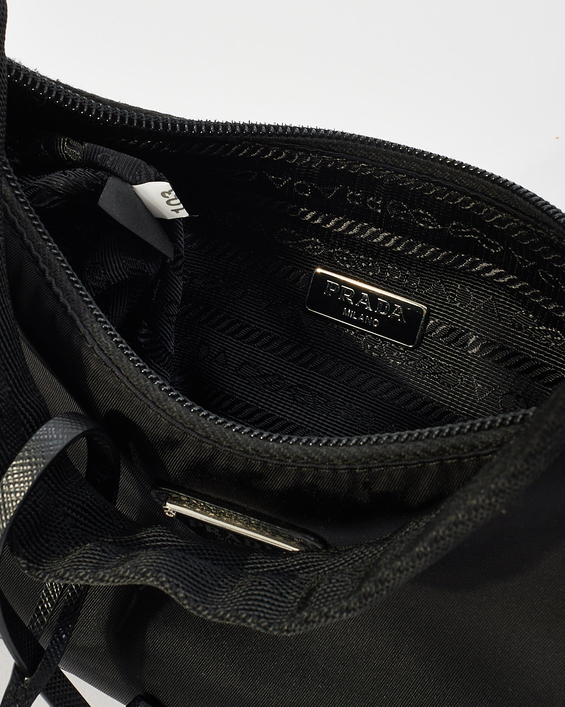 Prada Black Nylon Re-Edition 2005 Mini Bag