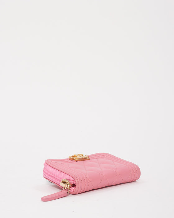 Chanel 2023 Classic Zipped Coin Purse Coin Pouch - Pink Wallets,  Accessories - CHA883779