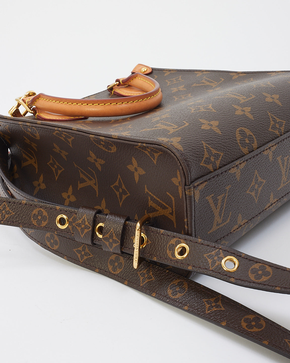 Louis Vuitton Monogram Canvas Sac Plat BB with Strap