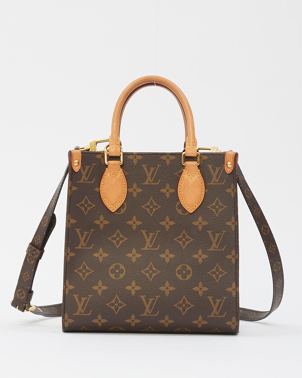 Louis Vuitton Monogram Canvas Sac Plat BB with Strap