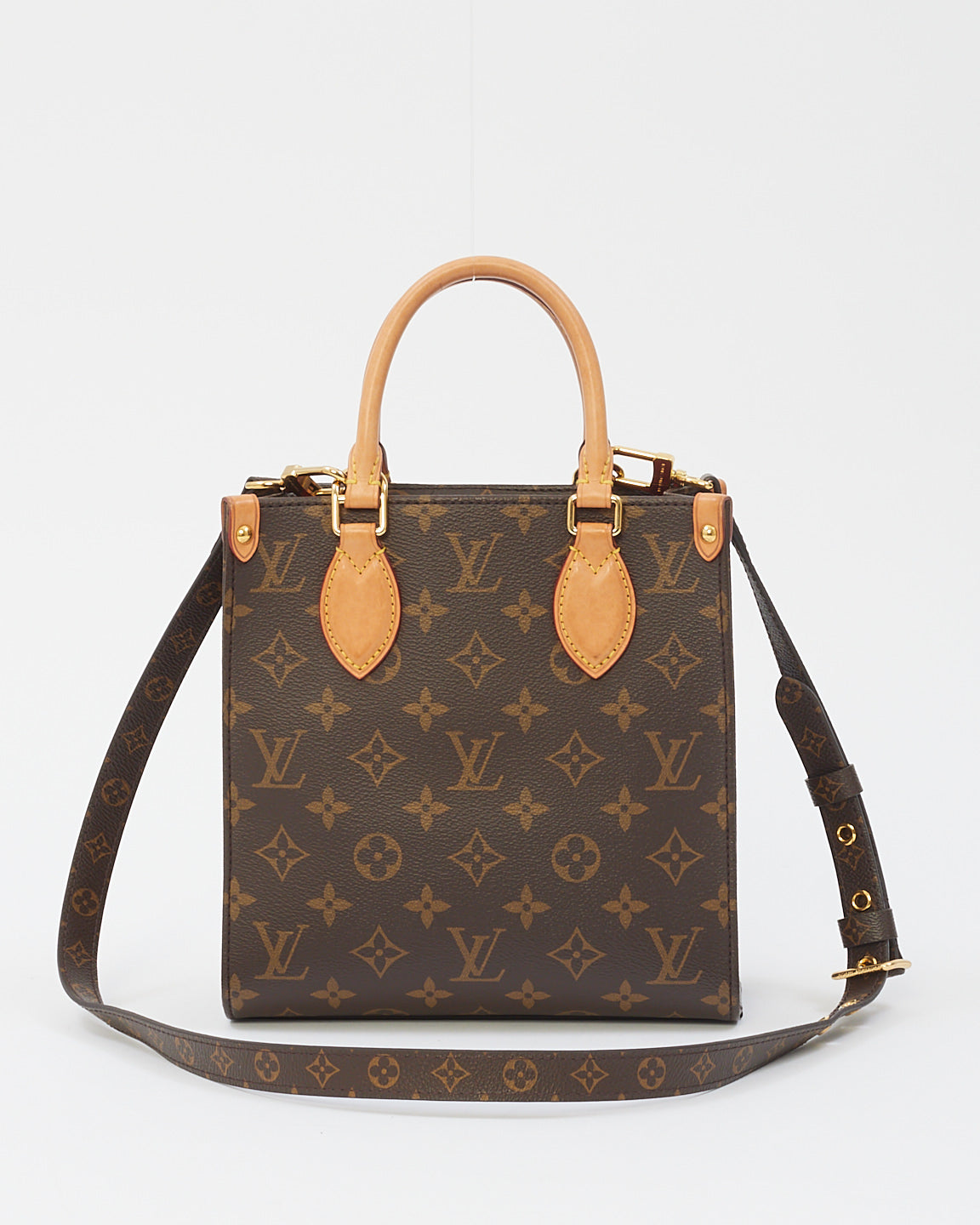 Louis Vuitton Monogram Canvas Sac Plat BB with Strap