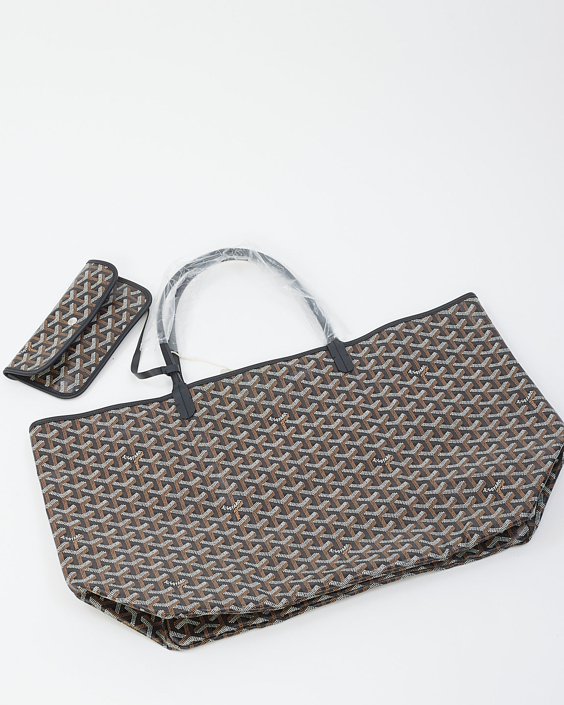 Goyard Black Canvas Reversible Saint Louis GM Tote Bag