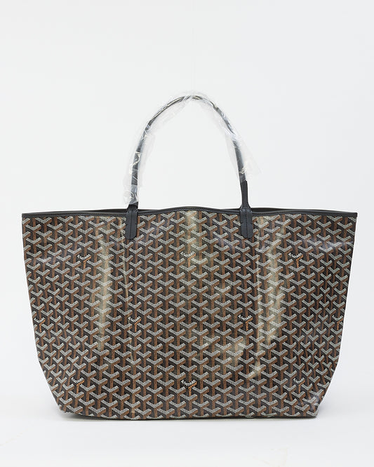 Goyard Black Canvas Reversible Saint Louis GM Tote Bag