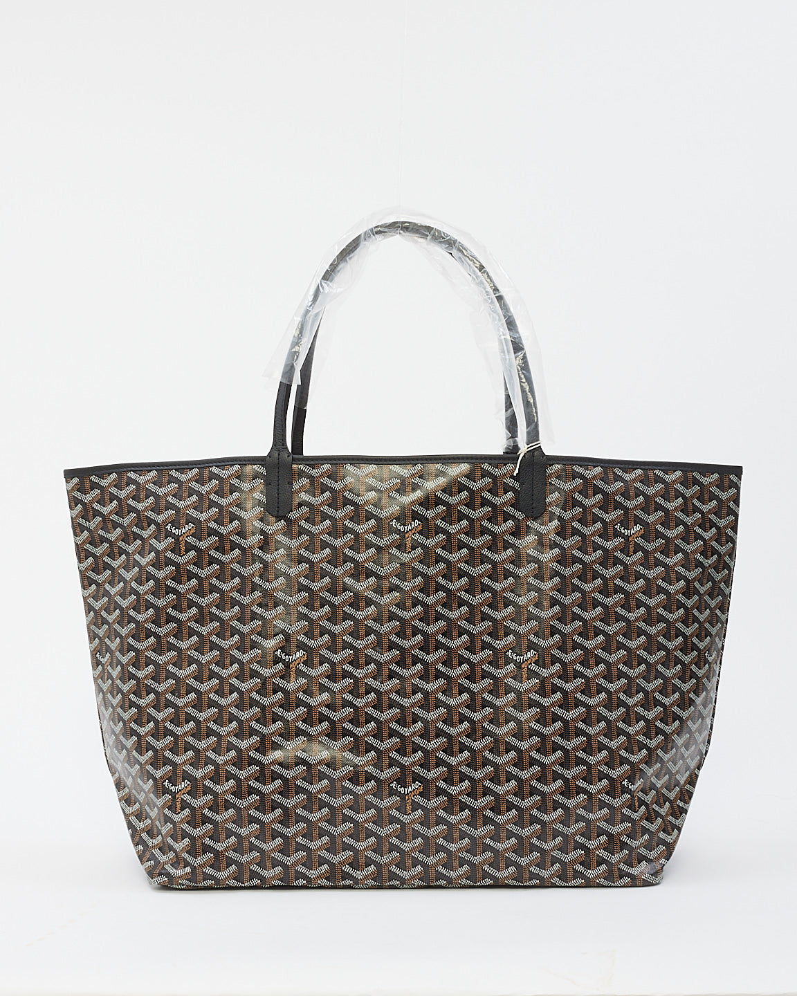 Goyard Black Canvas Reversible Saint Louis GM Tote Bag