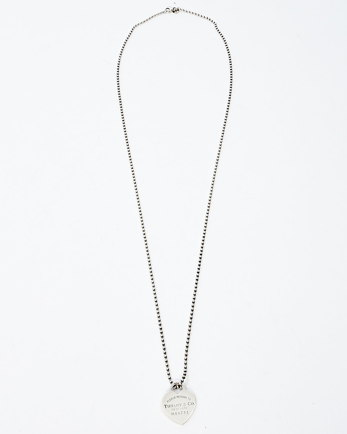 Tiffany & Co. Silver Return to Tiffany Heart Lock Necklace