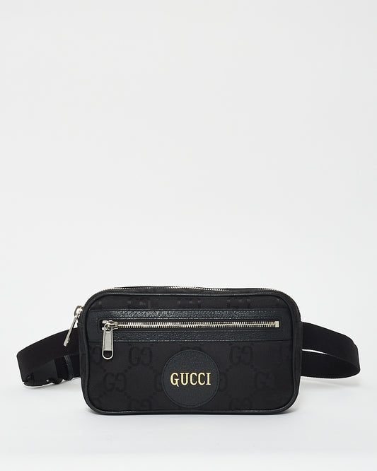 Gucci Black Canvas GG Off the Grid Belt Bag