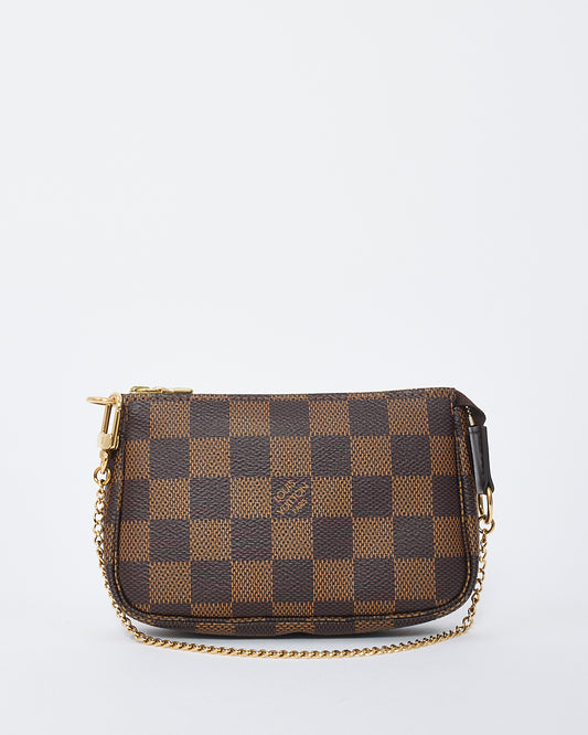 Louis Vuitton Damier Ebene Canvas Mini Pochette Accessoires