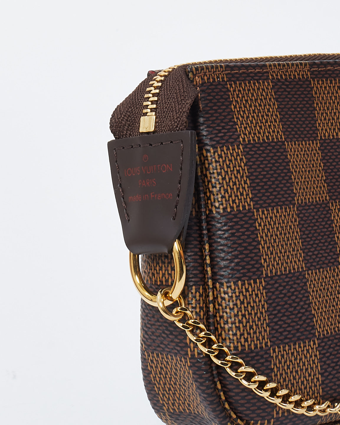 Louis Vuitton Damier Ebene Canvas Mini Pochette Accessoires