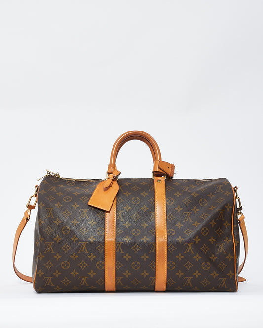 Louis Vuitton Monogram Canvas Keepall 45 Bandoulière Bag