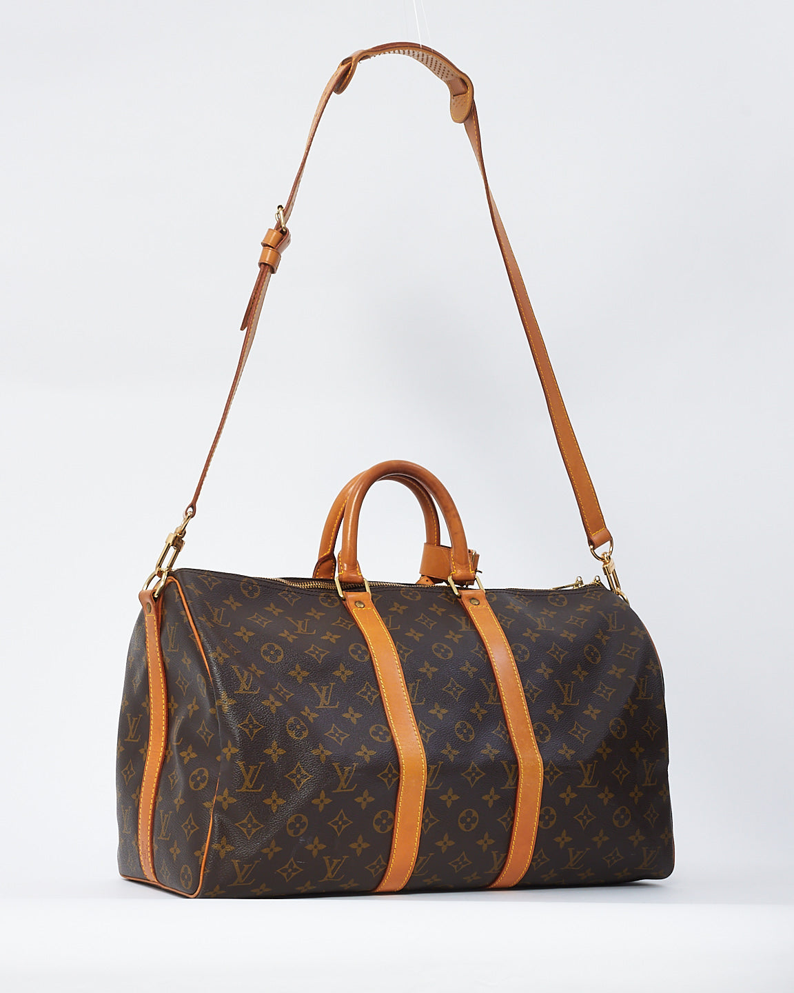 Louis Vuitton Monogram Canvas Keepall 45 Bandoulière Bag