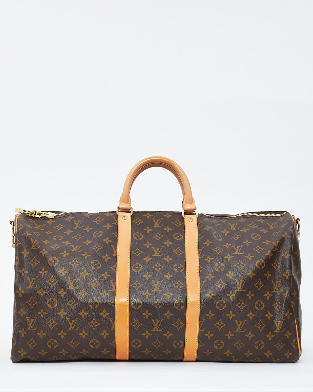 Louis Vuitton Monogram Canvas Keepall Bandoulière 55 Bag