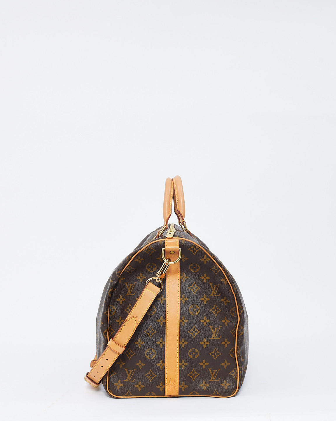 Louis Vuitton Monogram Canvas Keepall Bandoulière 55 Bag