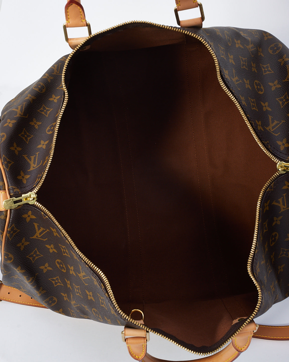 Louis Vuitton Monogram Canvas Keepall Bandoulière 55 Bag