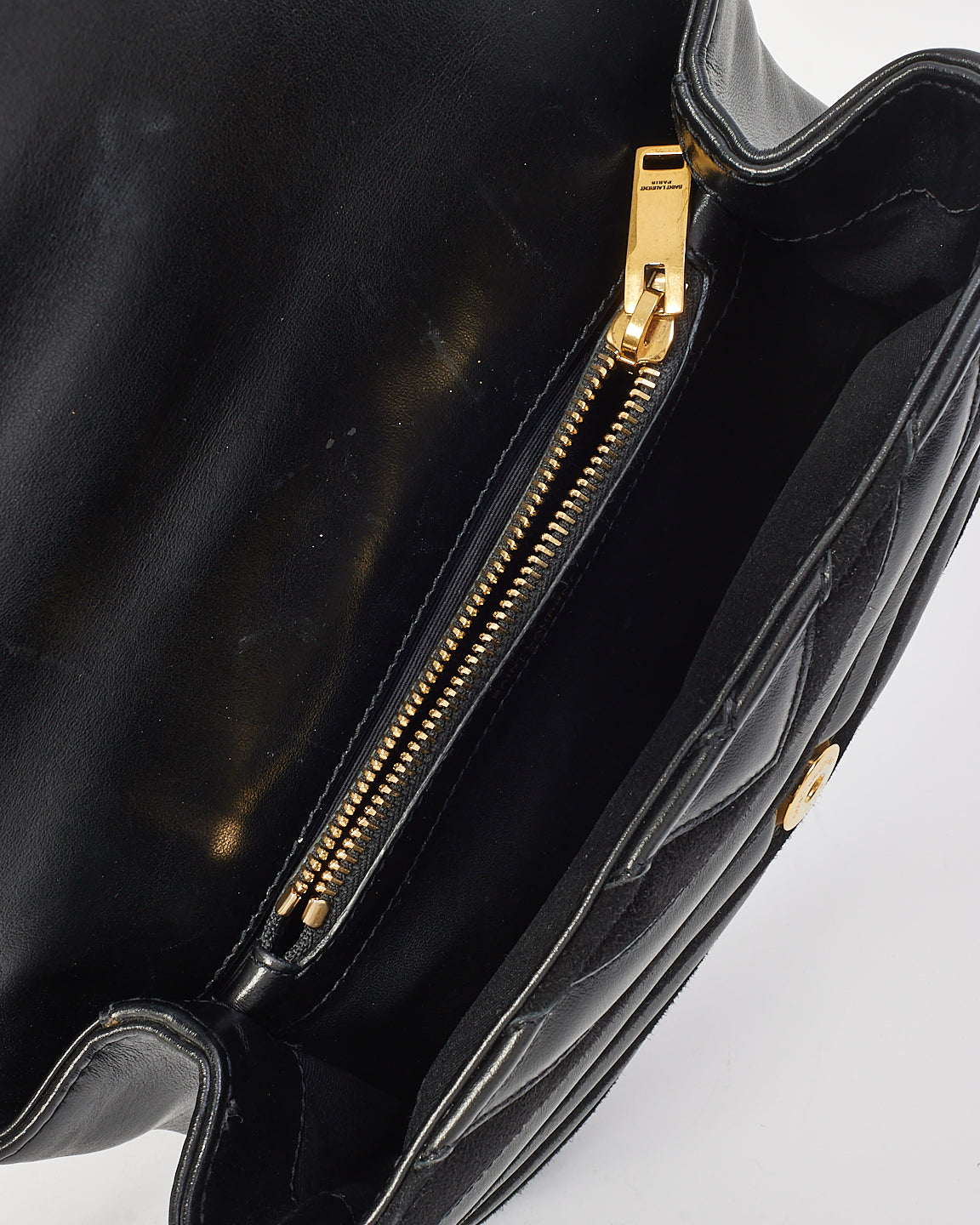 Saint Laurent Black Leather & Suede Medium College Bag