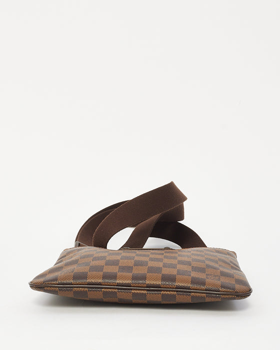 Brown Louis Vuitton Damier Ebene Brooklyn Flat Pochette Crossbody Bag –  Designer Revival