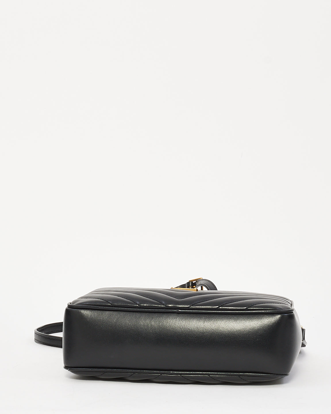 Saint Laurent Black Matelassé Leather Lou Camera Bag