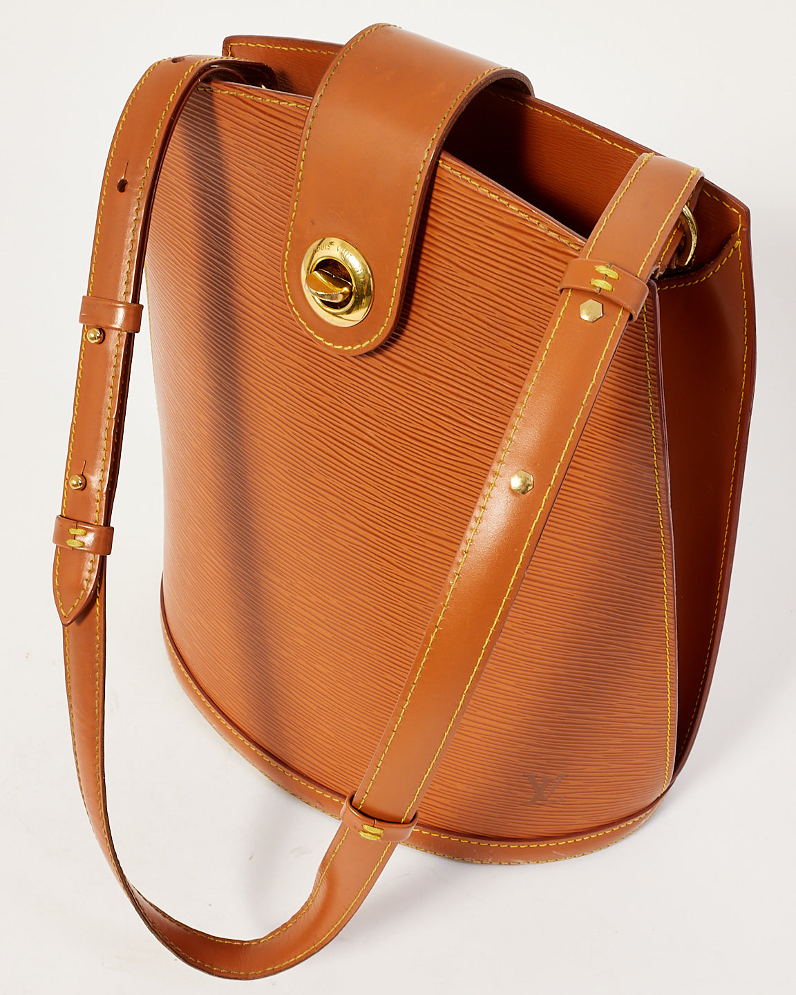 Louis Vuitton Epi Tan Leather Cluny Shoulder Bag