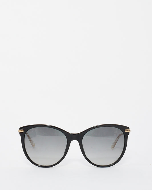 Gucci Black Acetate Cat Eye Frame Sunglasses GG3771