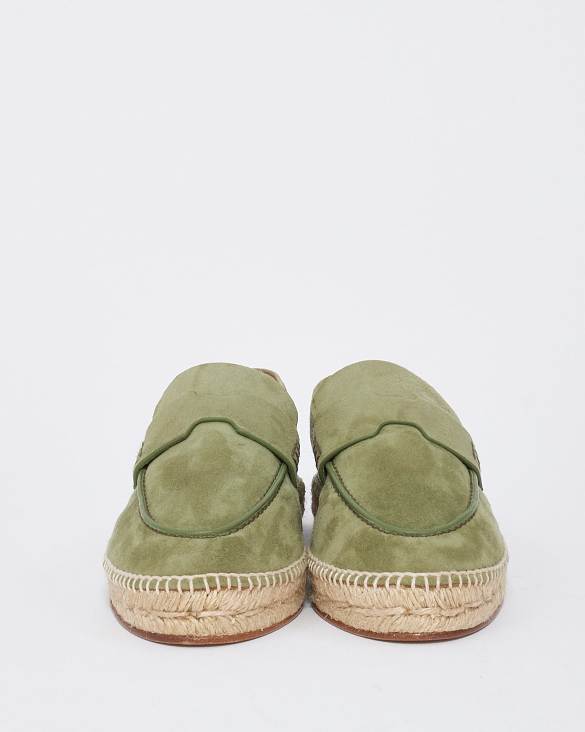 Hermès Green Suede Trip Espadrilles - 40