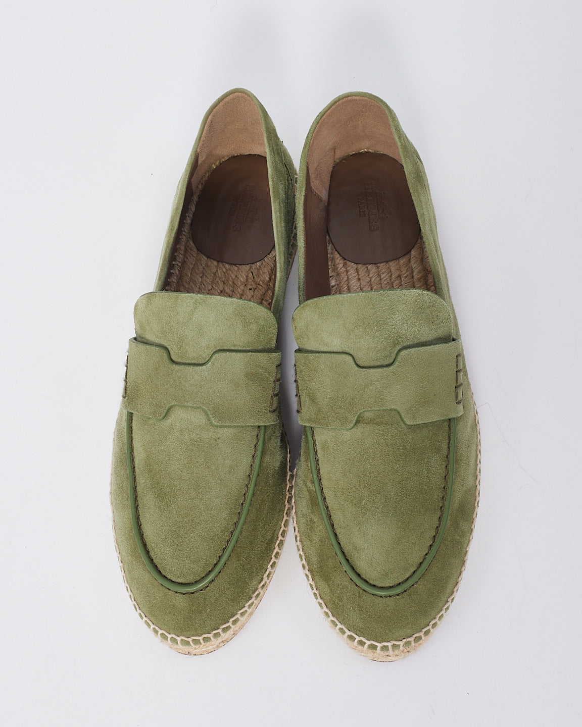 Hermès Green Suede Trip Espadrilles - 40